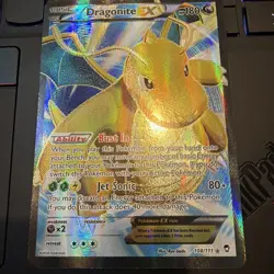 Dragonite EX 108/111 Furious Fists XY Full Art Holo Ultra Rare Pokemon Card - Image 4