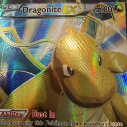 Dragonite EX 108/111 Furious Fists XY Full Art Holo Ultra Rare Pokemon Card - Image 5