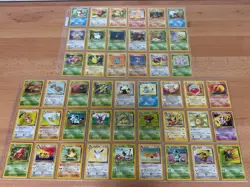 Lp-mp Complete Unlimited Jungle Non-Holo Set 17-64 Vintage Pokemon Card Inc Rare - Image 1