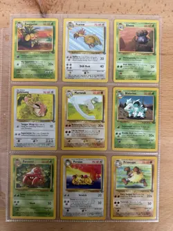 Lp-mp Complete Unlimited Jungle Non-Holo Set 17-64 Vintage Pokemon Card Inc Rare - Image 4