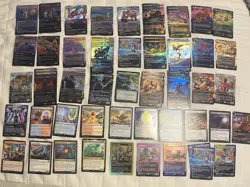 59 Card Aetherdrift Lot, 24R, 8M, All Holos And Borderless - MTG - Image 1