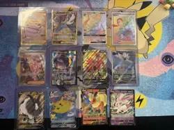 Pokemon TCG 12 Card Lot of Full Arts, EX, Rainbows, English Various Sets NM - Image 1