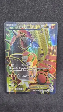 Pokemon Groudon EX Full Art Holo Ultra Rare TCG Card XY Primal Clash 150/160 LP - Image 1