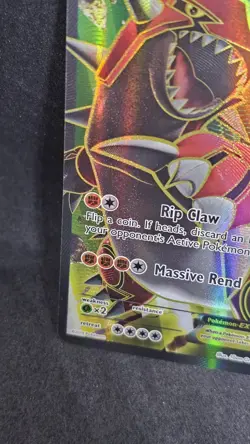 Pokemon Groudon EX Full Art Holo Ultra Rare TCG Card XY Primal Clash 150/160 LP - Image 5