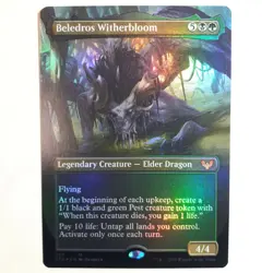 FOIL BORDERLESS Beledros Witherbloom - Strixhaven (Magic/MTG) Near Mint - Image 1