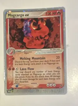 Pokemon Magcargo ex EX 95/97 Stage 1 100 HP 2003 Holo Vintage English - Image 2