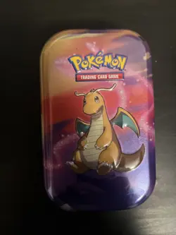 EMPTY Dragonite Pokemon Kanto Power Mini Tin - Image 1