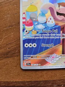 Pokemon TCG Lickitung Illustration Rare Temporal Forces 180/162 Full Art Gold ⭐ - Image 2