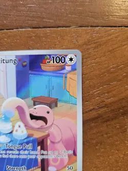 Pokemon TCG Lickitung Illustration Rare Temporal Forces 180/162 Full Art Gold ⭐ - Image 4