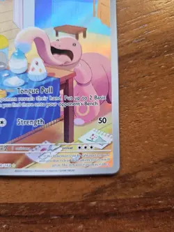 Pokemon TCG Lickitung Illustration Rare Temporal Forces 180/162 Full Art Gold ⭐ - Image 5