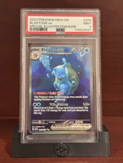 Pokemon Blastoise ex 200/165 Scarlet & Violet 151 Special Illustration Rare PSA… - Image 1