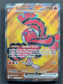 Oricorio ex 110/094 Ultra Rare Phantasmal Flames Pokemon TCG - Image 1