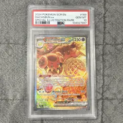 Pokemon Dachsbun ex 169/142 Stellar Crown Special Illustration Rare Holo PSA 10 - Image 1