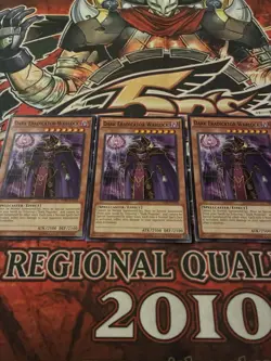yugioh- 3x Dark Eradicator Warlock OTS Pack 2 Common NM - Image 2