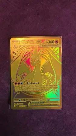Mega Charizard Y EX No. 294/217 Ascended Heroes Pokemon Card Gold - Image 2
