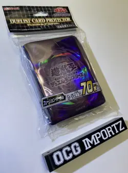 NEW OCG Yu-Gi-Oh! KONAMI Fusion Purple Card Sleeves 70pcs (SHIPPED IN USA) - Image 2