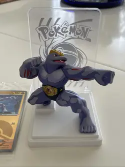 Machoke Figure, Stand & Promo Card Chinese Dream Drawing - Image 2