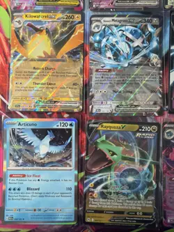 Pokemon 16 Card Lot nm V Max Mega Amazing Ex HOLO Rare Hits Only A35 English - Image 3