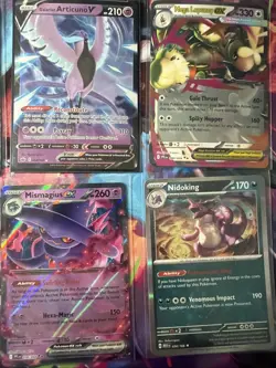Pokemon 16 Card Lot nm V Max Mega Amazing Ex HOLO Rare Hits Only A35 English - Image 4