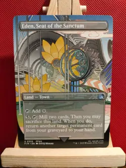 Eden, Seat of the Sanctum (Borderless) - Final Fantasy - Uncommon - NM - MTG - Image 1