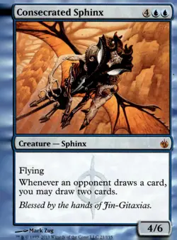 Mirrodin Besieged #21 Consecrated Sphinx - Image 1