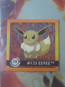 1999 Pokemon Eevee #133 Artbox Sticker Lightly Played - Image 1
