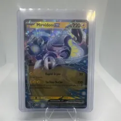 Pokemon Miraidon Ex Basic Scarlet & Violet Promo 143 Holo HP 220 Rapid Draw - Image 1