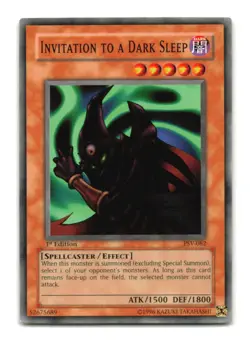 Invitation to a Dark Sleep - PSV-082 1st Edition - YuGiOh-LP - Image 1