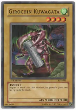 Girochin Kuwagata 1st Edition Common PSV-085 Yu-Gi-Oh Near Mint - Image 1