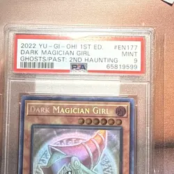 2022 Yu-Gi-Oh! GFP2 1st Edition Ghost Dark Magician Girl #GFP2-EN177 PSA 9 MINT - Image 3