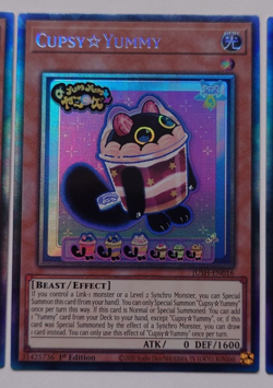 CUPSY YUMMY JUSH-EN016 COLLECTOR'S RARE 1st EDITION YUGIOH *NEW & MINT* - Image 1