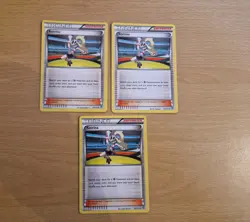 Pokemon TCG XY Furious Fists Korrina Trainer Card x3 - Image 1