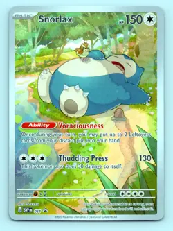 Pokemon SV: Scarlet & Violet Promo Cards Snorlax Illustration Rare - 051 NM - Image 1