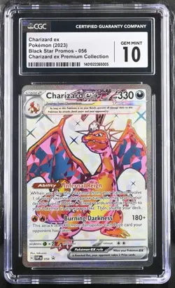 Charizard ex 056 Sv: Scarlet & Violet Promo Cards Holo Pokemon CGC 10 - Image 1