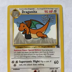 Dragonite black star promo 5 WB movie LP pokemon card - Image 2