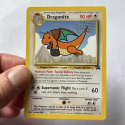 Dragonite black star promo 5 WB movie LP pokemon card - Image 4