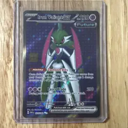 Iron Valiant ex 225/182 SV04: Paradox Rift Holo Ultra Rare Pokemon TCG - Image 1