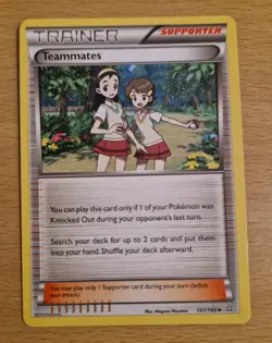 Pokemon TCG Primal Clash Teammates Trainer Card (141/160) - Image 5