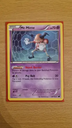 Pokemon TCG Plasma Freeze Mr Mime - Image 1