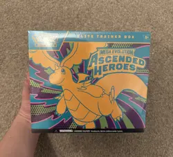 Pokemon TCG Ascended Heroes Elite Trainer Box ETB 🌟| NEW ✅| SLIGHT RIP ✅| - Image 1