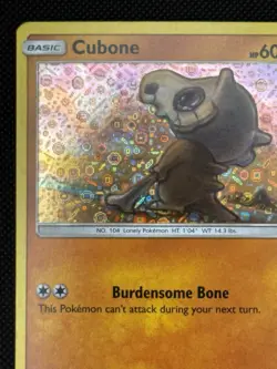Cubone - 57/131 (General Mills Promo) 057/131 Forbidden Light Pokemon - Image 3