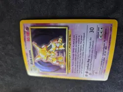 Pokemon Alakazam 1/102 Holo – Base Set (1999) – Vg-EX - Image 3
