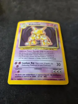 Pokemon Alakazam 1/102 Holo – Base Set (1999) – Vg-EX - Image 4
