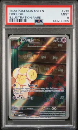 2023 POKEMON SVI EN-SCARLET & VIOLET ILLUSTRATION RARE #213 FIDOUGH PSA 9 - Image 1