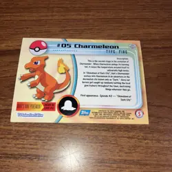 Pokemon Card 1999 Topps charmelron non holo (rare) - Image 2