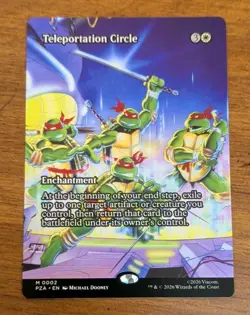 MTG Teleportation Circle (Borderless) [Teenage Mutant Ninja Turtles Eternal] - Image 1