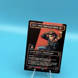 MTG Casey Jones Back Alley Brute Borderless Surge Foil TMNT Mythic Rare - Image 2