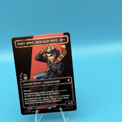 MTG Casey Jones Back Alley Brute Borderless Surge Foil TMNT Mythic Rare - Image 3