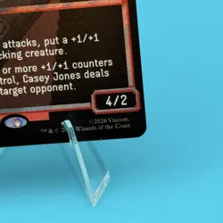 MTG Casey Jones Back Alley Brute Borderless Surge Foil TMNT Mythic Rare - Image 5