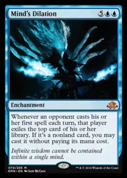 MTG Magic Mind's Dilation Eldritch Moon NM - Image 1